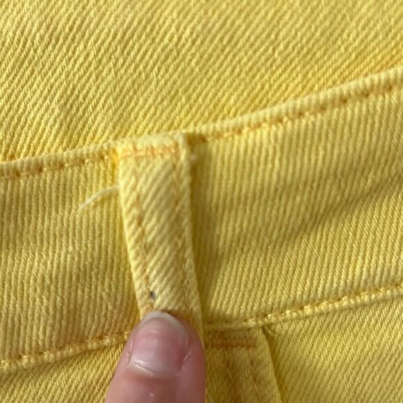 Abercrombie & Fitch Yellow Skinny Jeans Size 4 - Picture 4 of 6